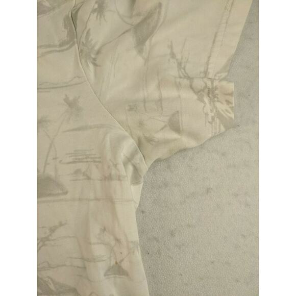 Adidas Skateboarding T Shirt Size M White Palm Tree Pattern Trefoil Logo - Picture 10 of 11